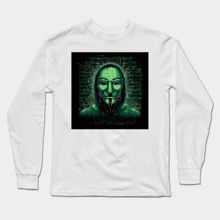 Anonymous Mask Long Sleeve T-Shirt